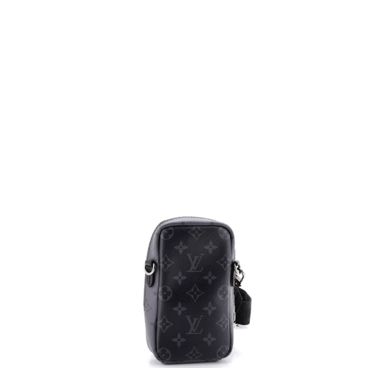 Louis Vuitton Double Phone Pouch NM Reverse Monogram Eclipse Canvas