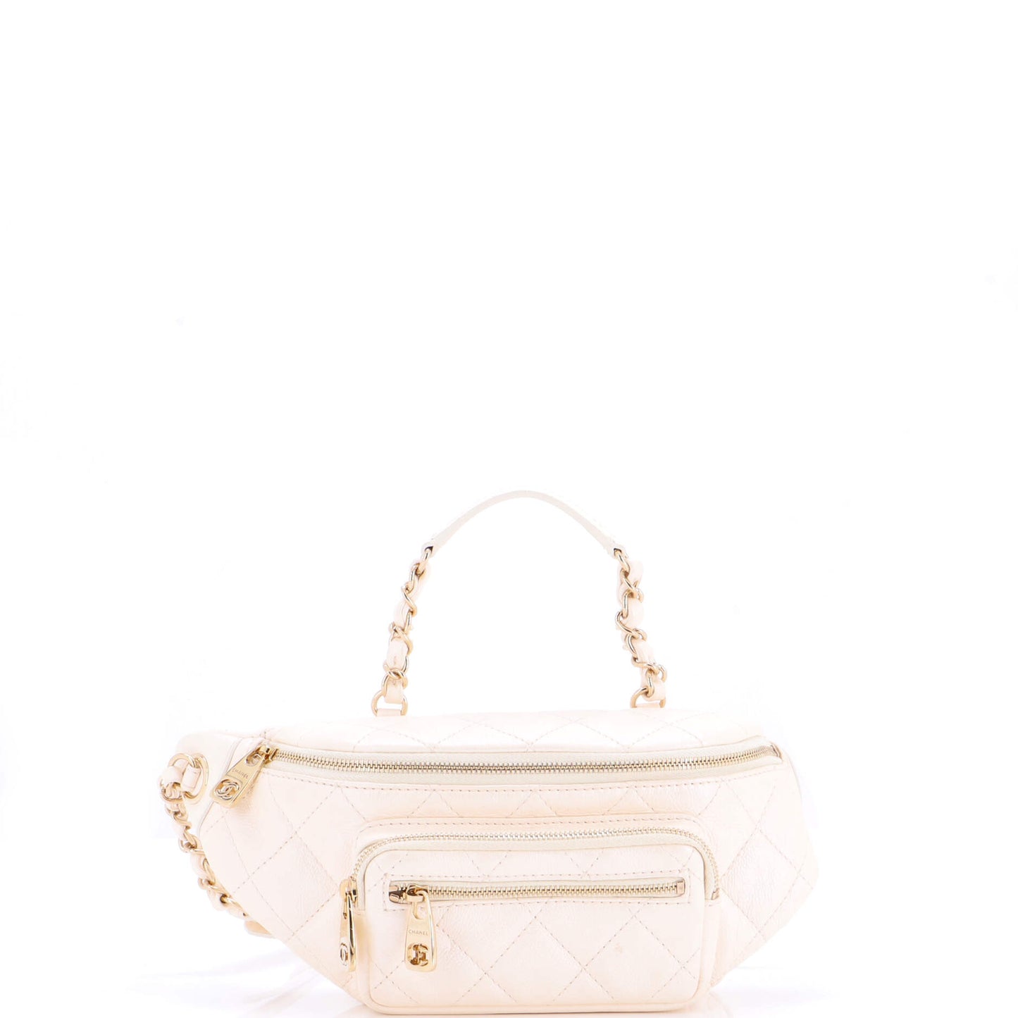 Chanel All About Small Waist Bag in Quilted Iridescent Calfskin