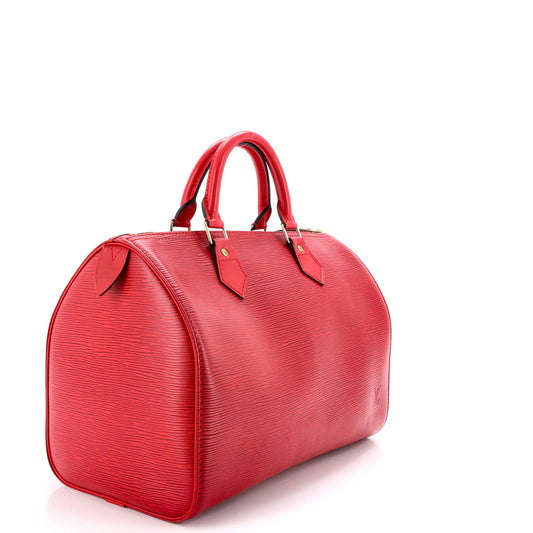 Louis Vuitton Speedy Handbag Epi Leather 30
