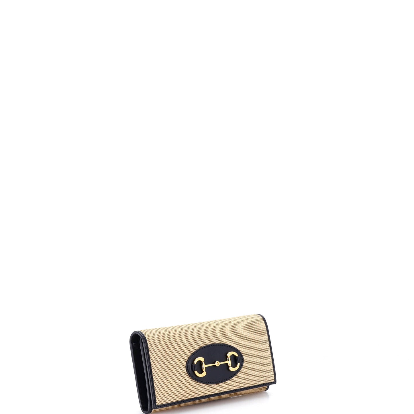 Gucci Horsebit 1955 Chain Wallet in Canvas and Leather