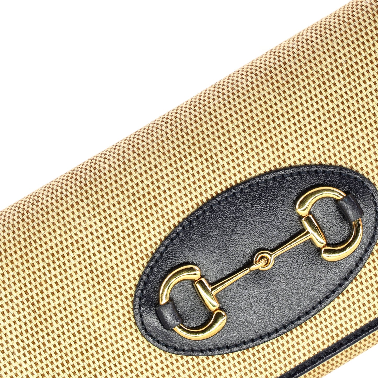 Gucci Horsebit 1955 Chain Wallet in Canvas and Leather