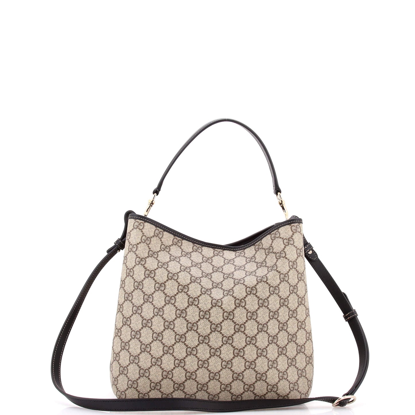 Gucci GG Emblem Bucket Bag, Medium, GG Coated Canvas