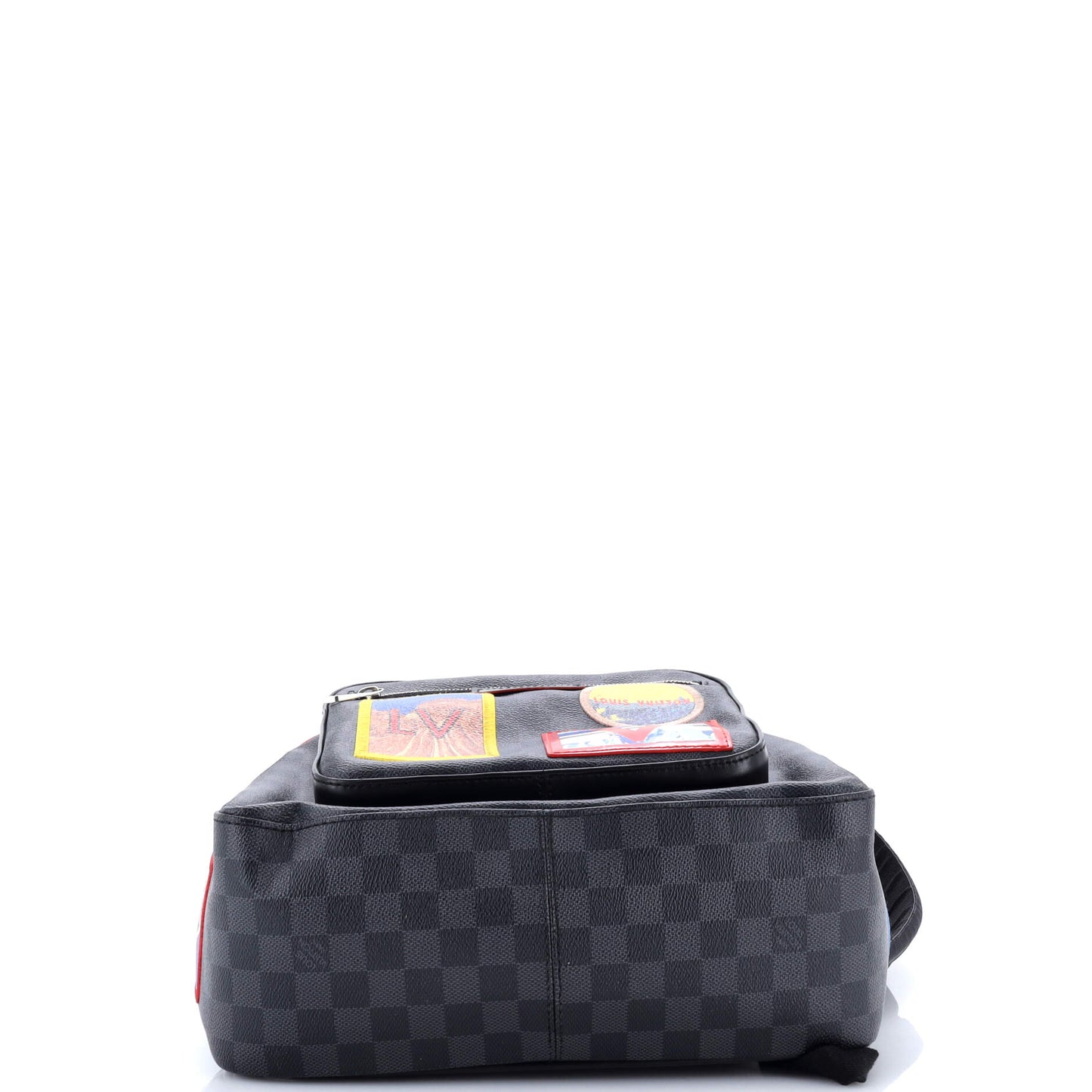 Louis Vuitton Josh Backpack with Alps Patch and Damier Graphite