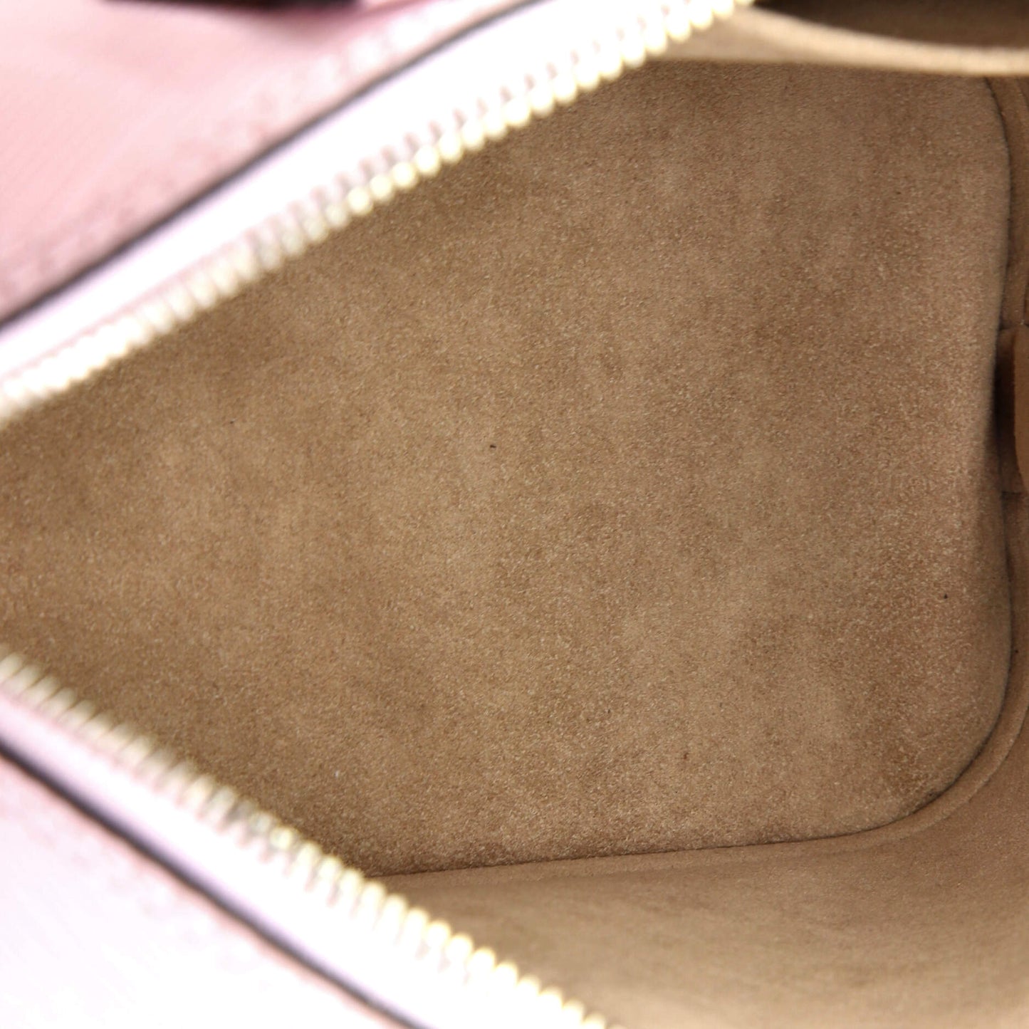Louis Vuitton Alma Handbag Epi Leather with Logo Jacquard Strap BB