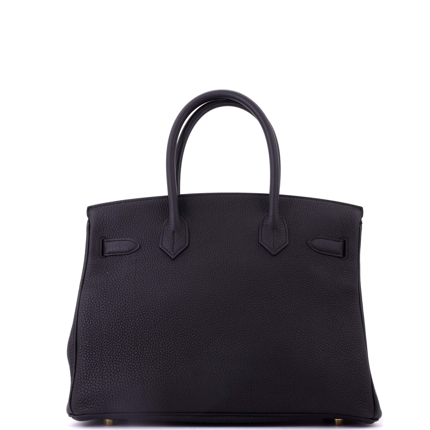 Hermès Birkin Handbag Black Togo Gold Hardware 30