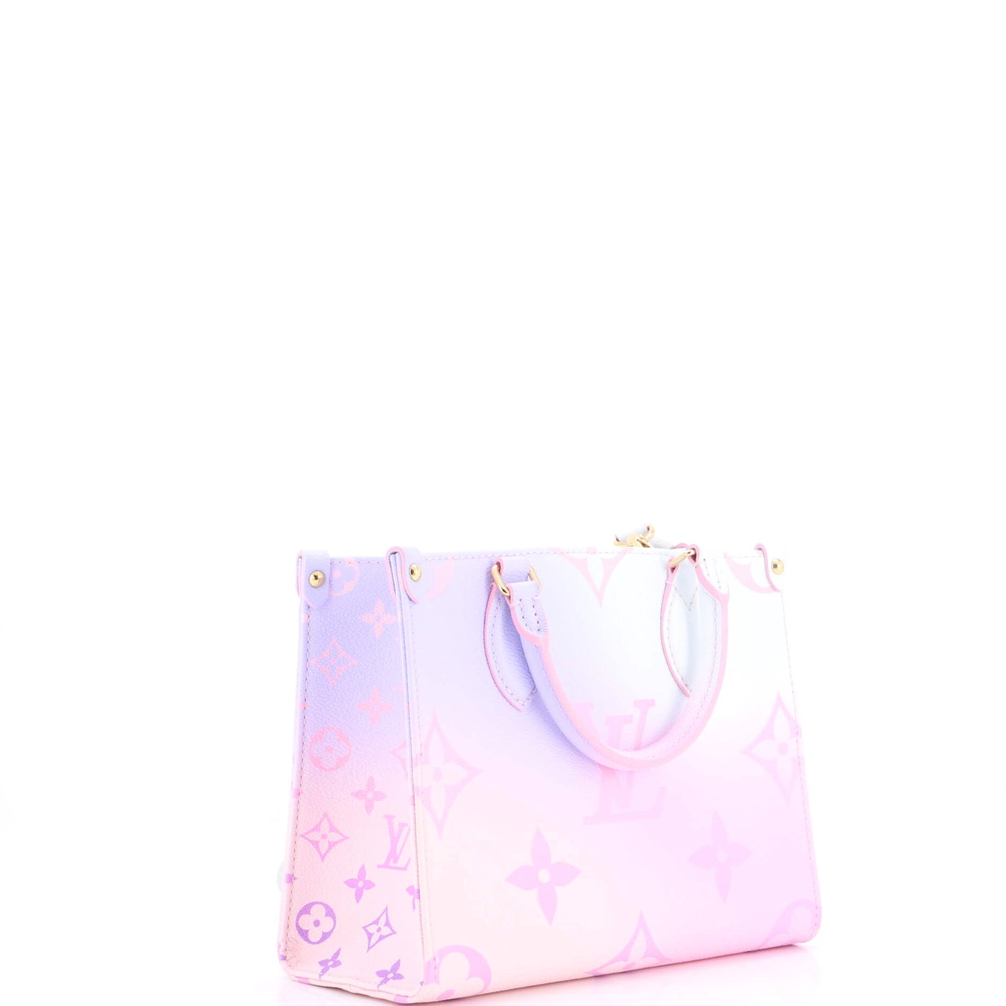 Louis Vuitton On the Go Tote Bag, Spring in the City Monogram Giant Canvas, PM