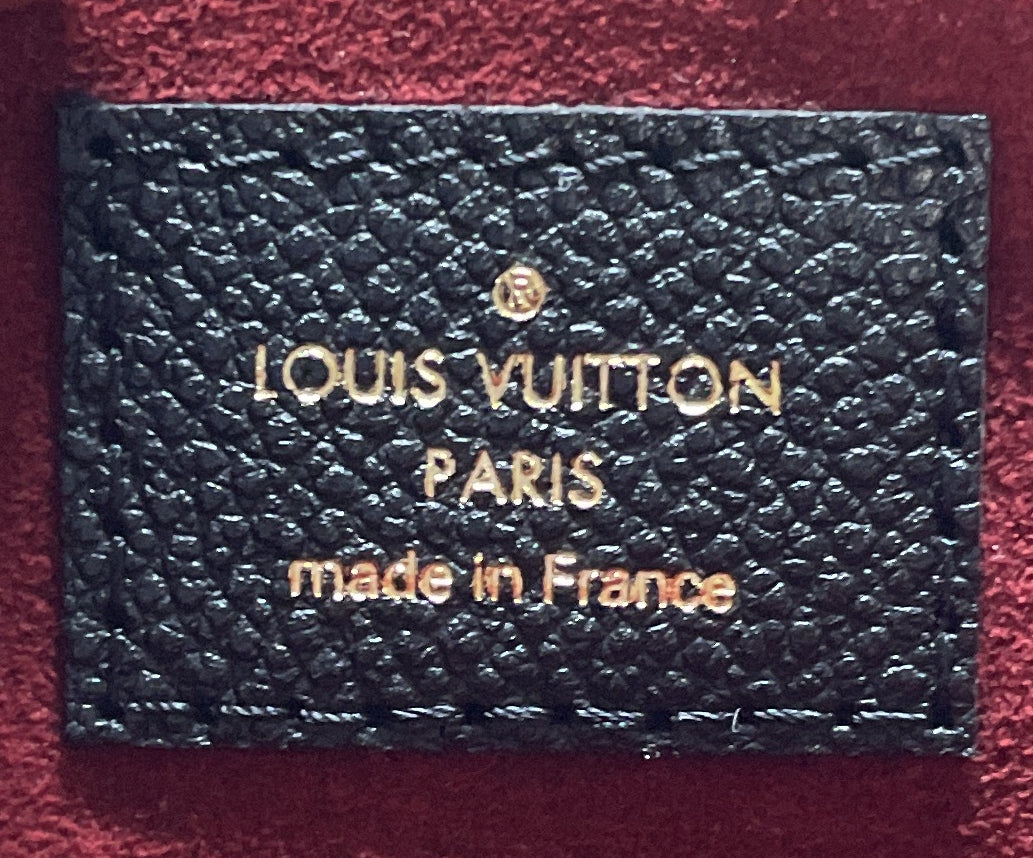 Louis Vuitton Petit Palais Handbag Monogram Empreinte Giant