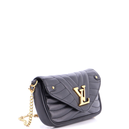 Louis Vuitton New Wave Chain Pochette in Quilted Leather