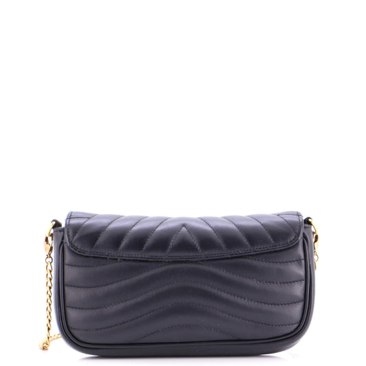 Louis Vuitton New Wave Chain Pochette in Quilted Leather