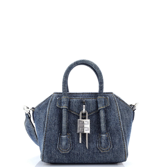 Givenchy Antigona Rock Bag Denim Mini