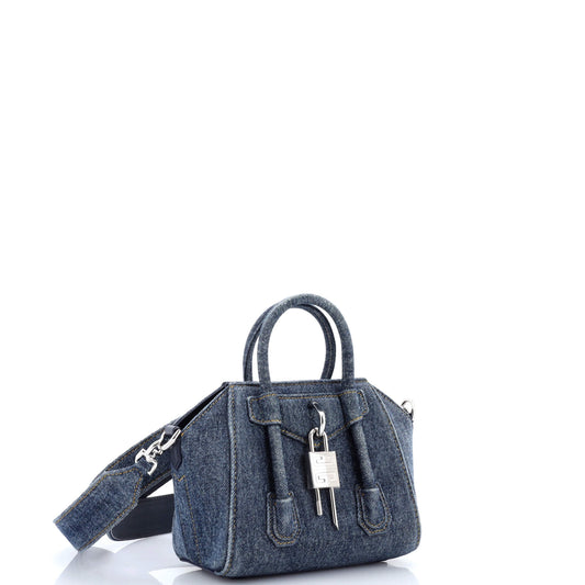 Givenchy Antigona Rock Bag Denim Mini