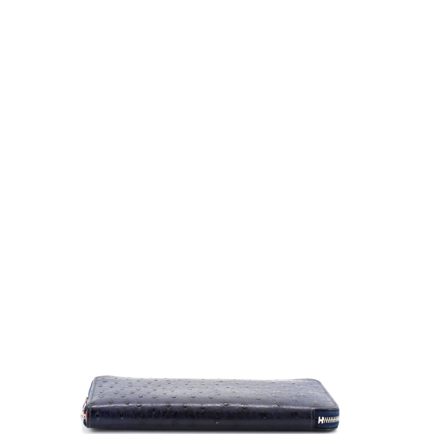Hermès Azap Zip-Around Wallet in Silk-in Ostrich Leather, Long