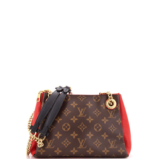Louis Vuitton Surene Handbag Monogram Canvas and Leather BB
