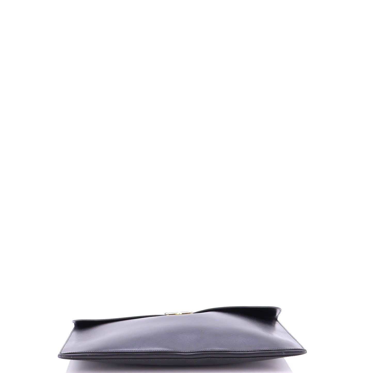 Hermes Vintage Portfolio Clutch in Box Calf Leather, Large