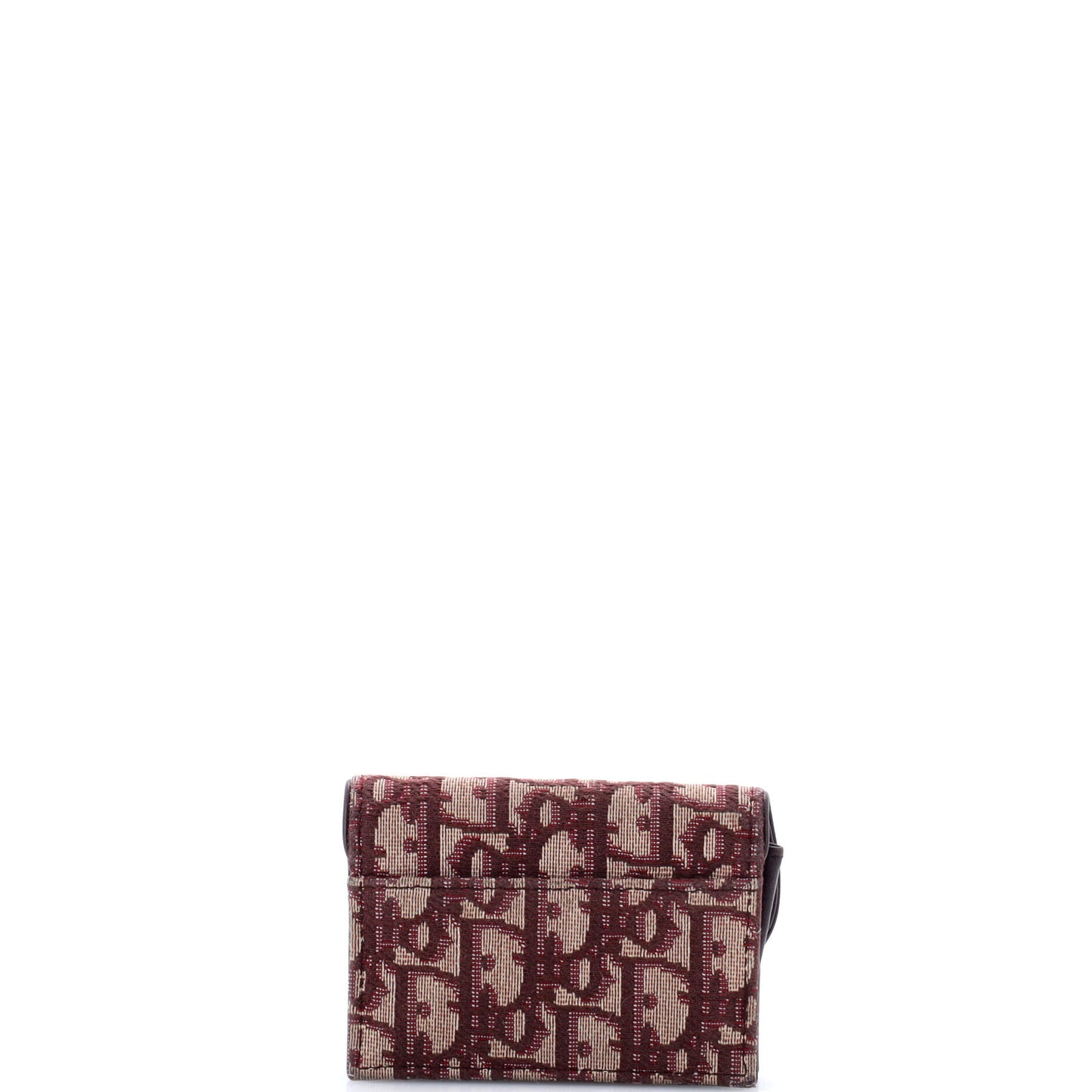 Christian Dior Saddle Card Case in Oblique Canvas