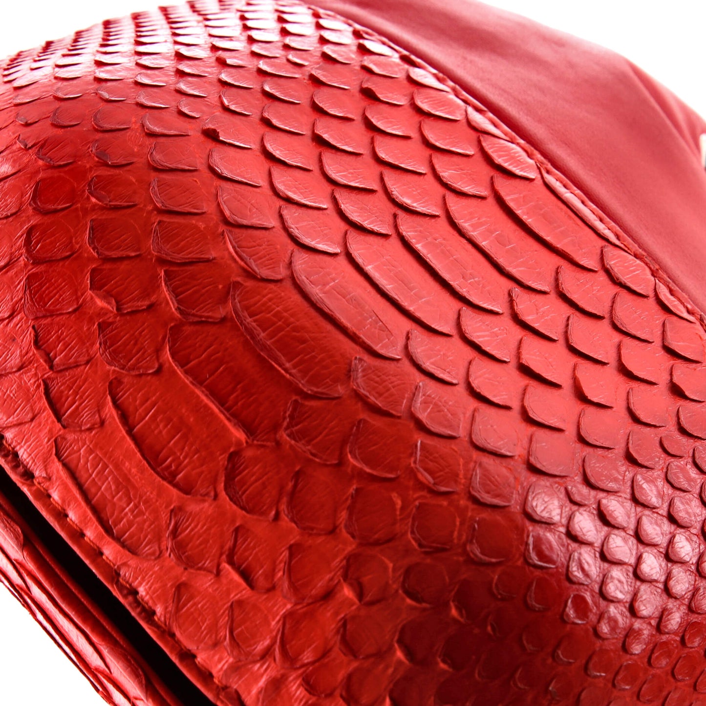 Chanel Gabriel Drawstring Bag in Calfskin and Python, Small