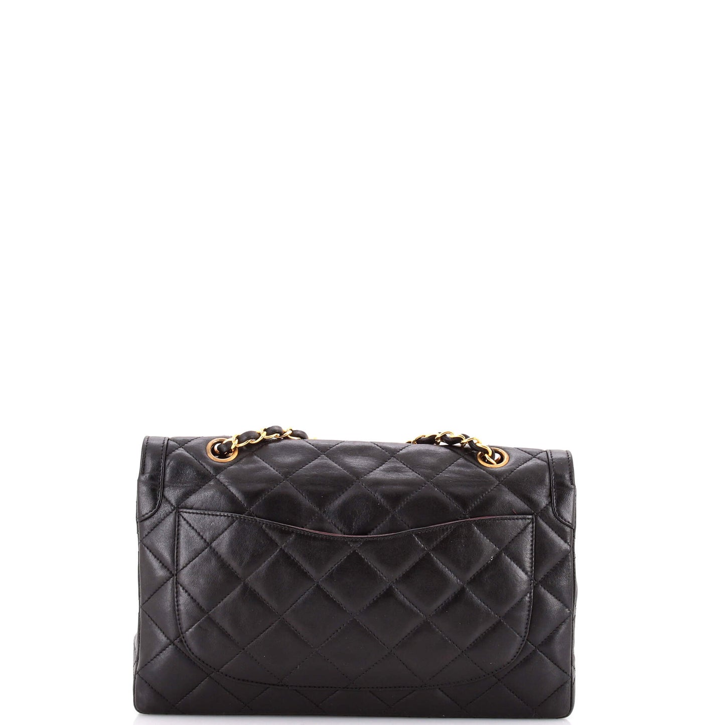 Chanel Vintage Two-Tone CC Flap Bag in Quilted Lambskin, Medium