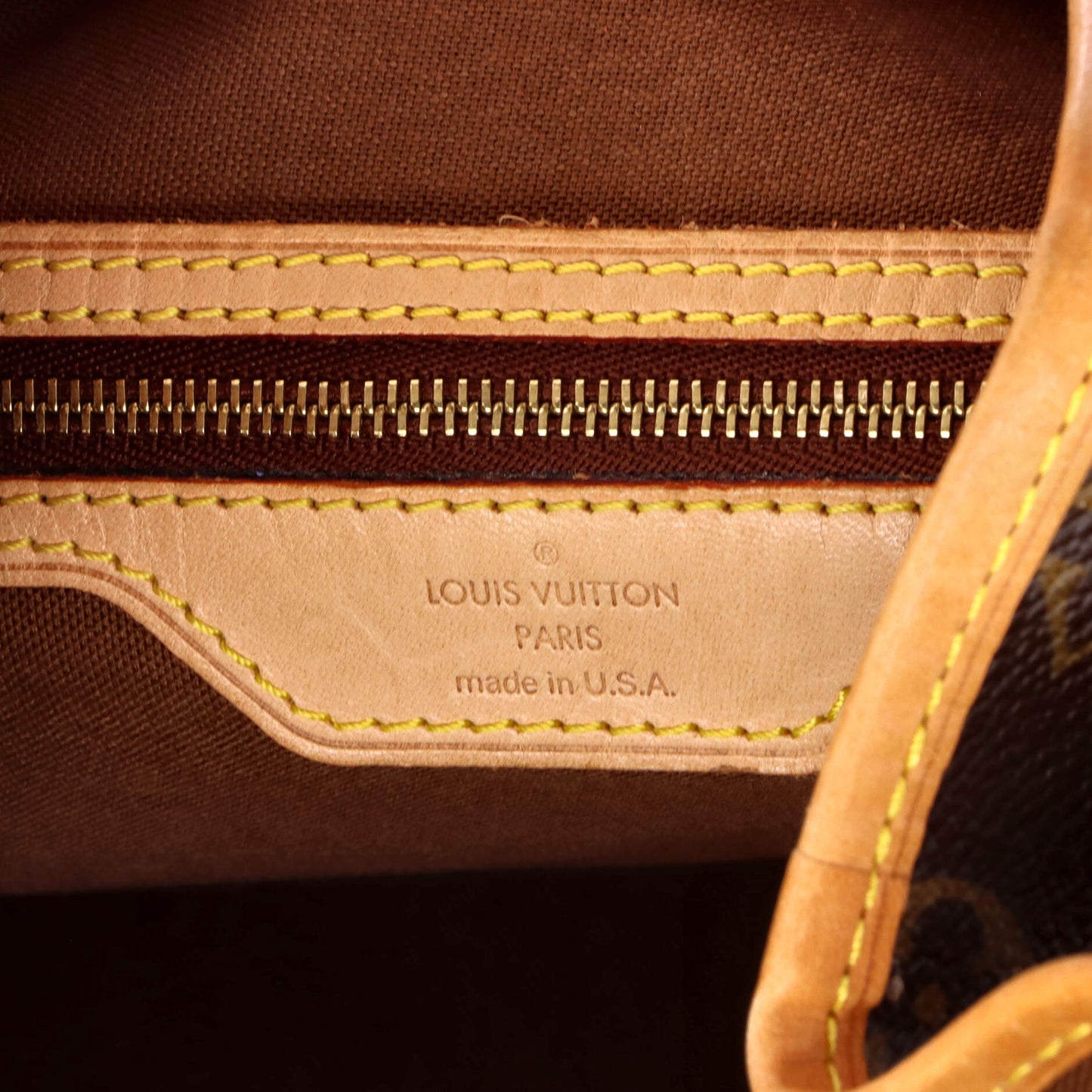 Louis Vuitton Batignolles Handbag Monogram Canvas Vertical