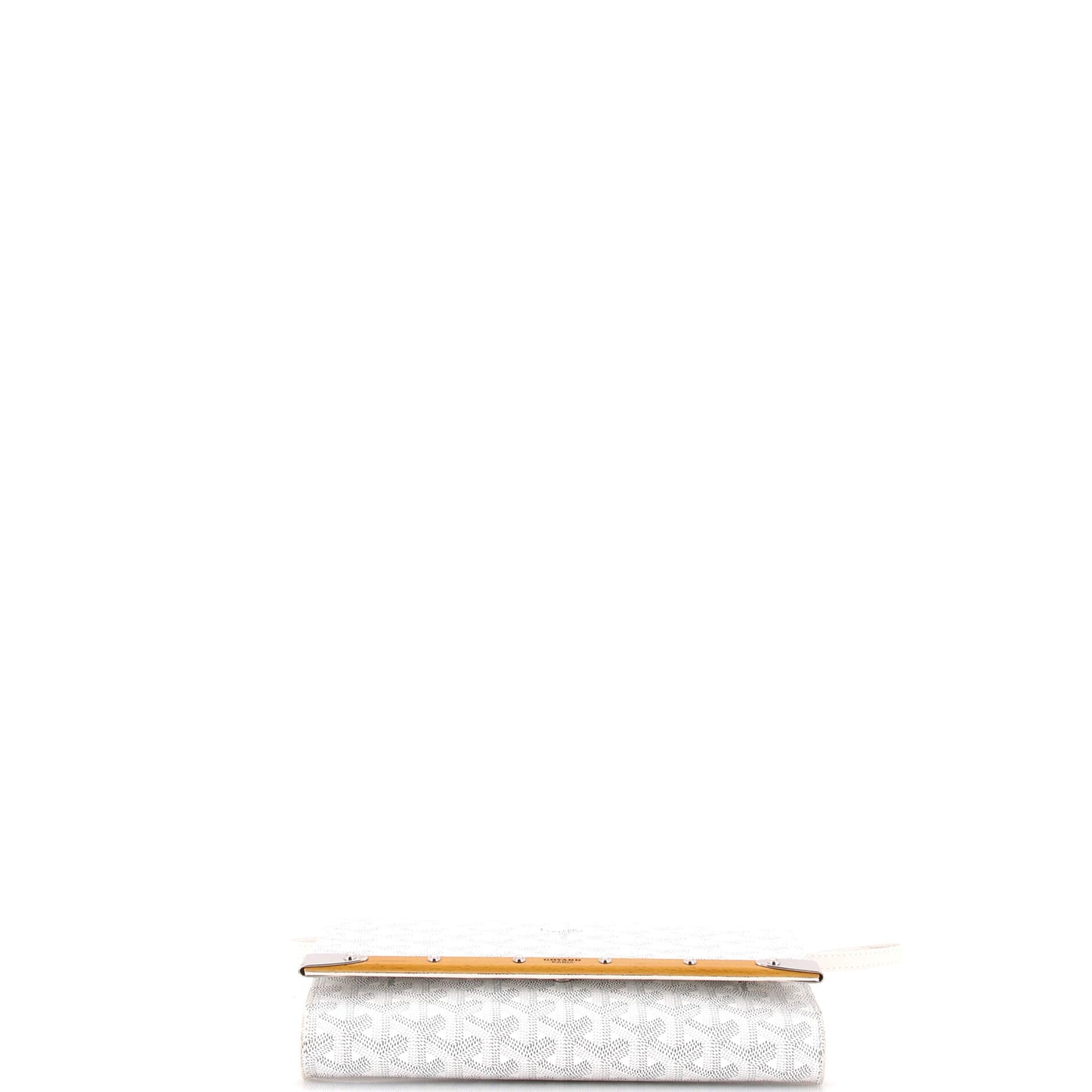 Goyard Monte Carlo Clutch with Strap, Coated Canvas, PM