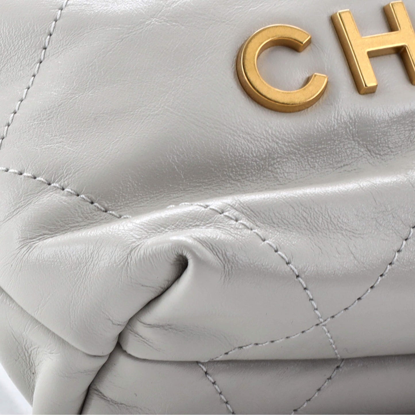 Chanel 22 Chain Hobo Mini Bag in Quilted Calfskin