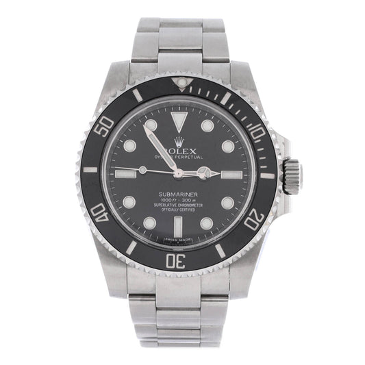 ロレックス オイスターパーペチュアル サブマリーナ 自動巻き ステンレススチール＆セラクロム 40mm