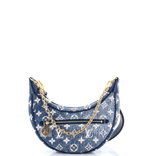 Louis Vuitton Loop Handbag Monogram Jacquard Denim