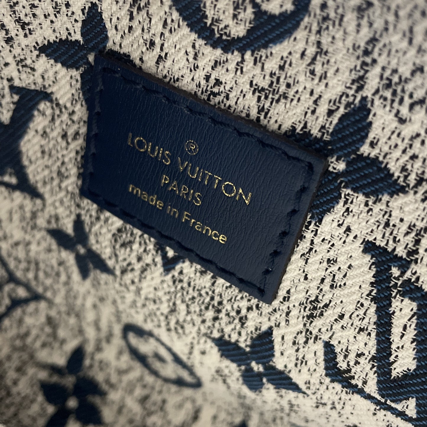 Louis Vuitton Loop Handbag Monogram Jacquard Denim