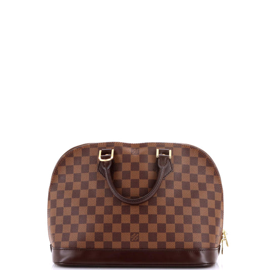 Louis Vuitton Vintage Alma Handbag Damier PM