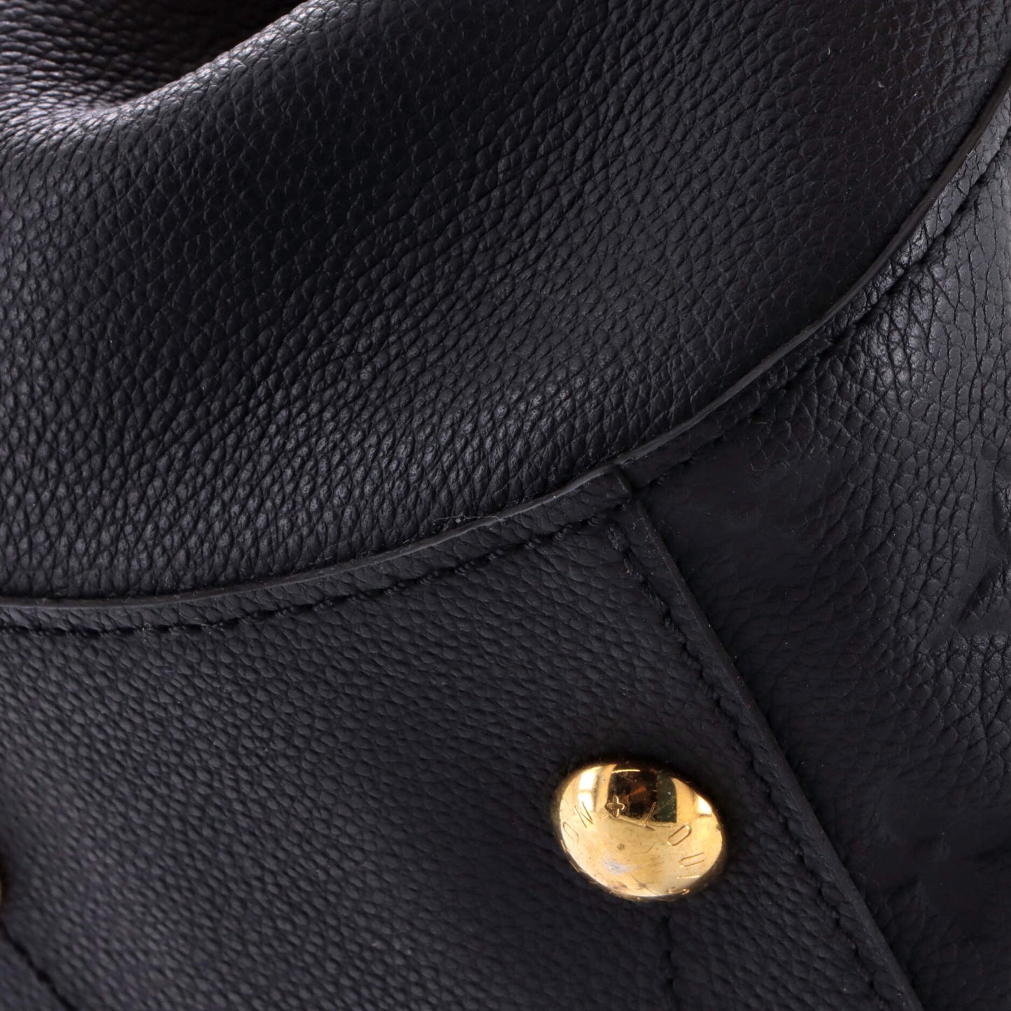 Louis Vuitton Montaigne Handbag Monogram Empreinte Leather MM