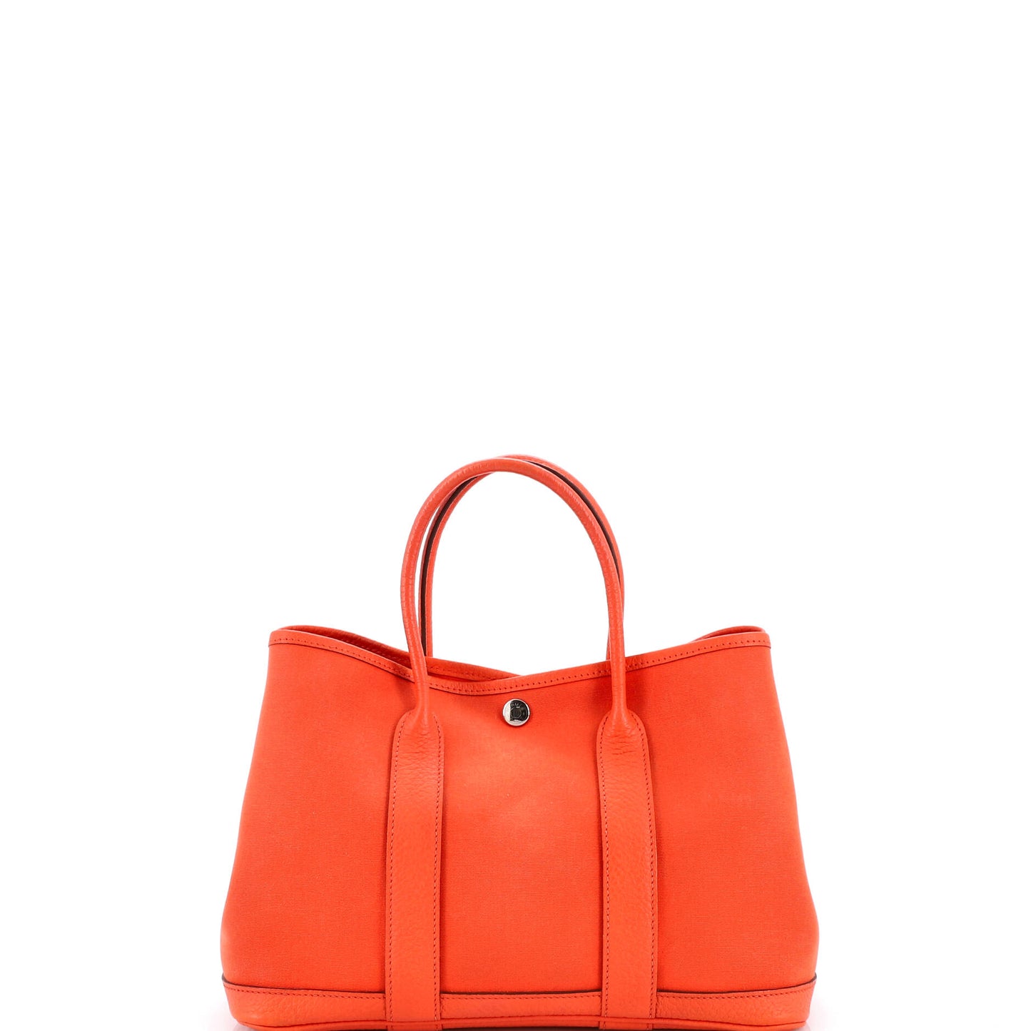 Hermès Garden Party Tote Bag, Toile and Leather, 30