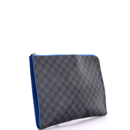 Louis Vuitton Zip Around Pochette Jour Damier Graphite GM