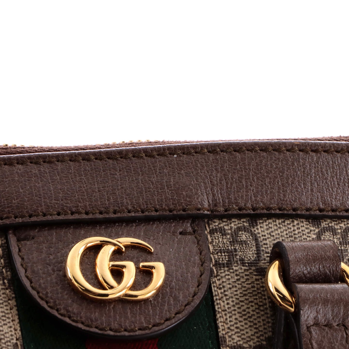 Gucci Ophidia Top Handle Tote Bag in GG Coated Canvas, Medium