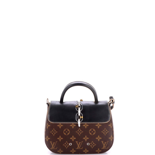 Louis Vuitton Chain It Handbag Monogram Canvas and Leather PM