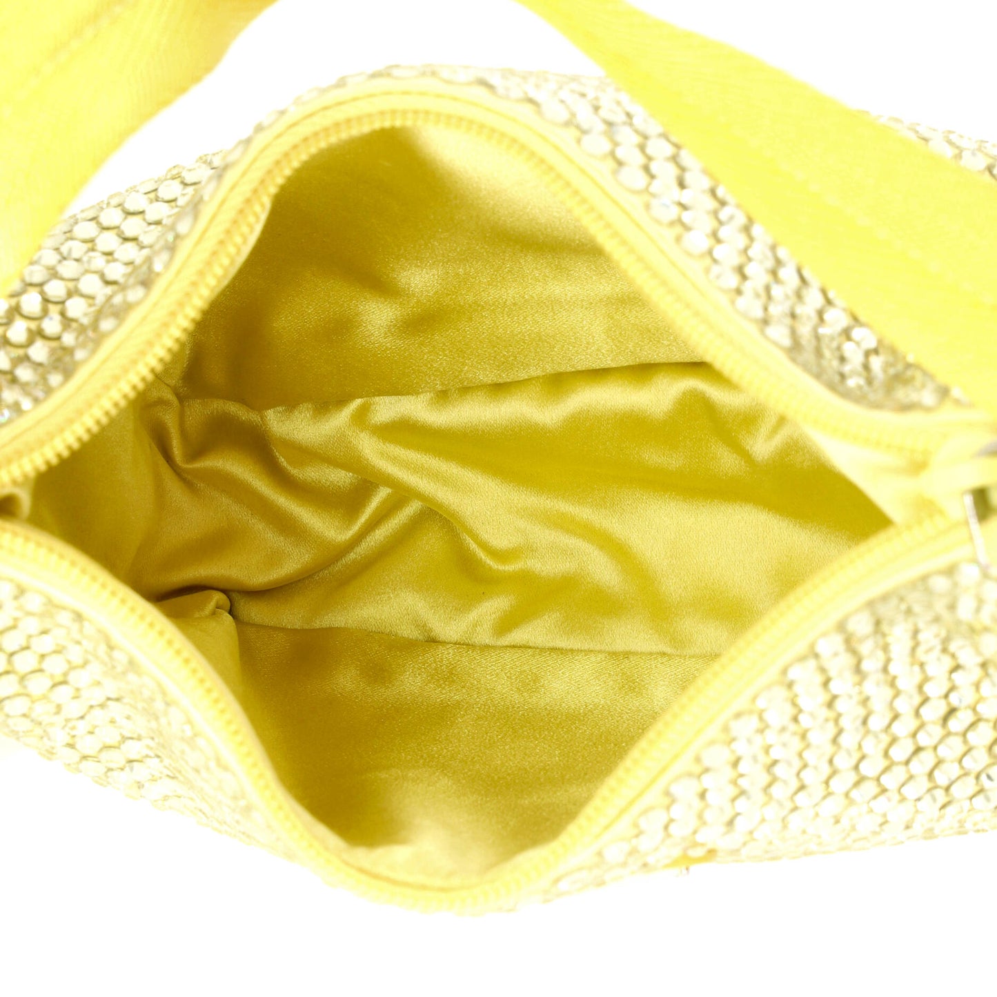 Prada Re-Edition 2000 Hobo Mini in Crystal-Embossed Satin