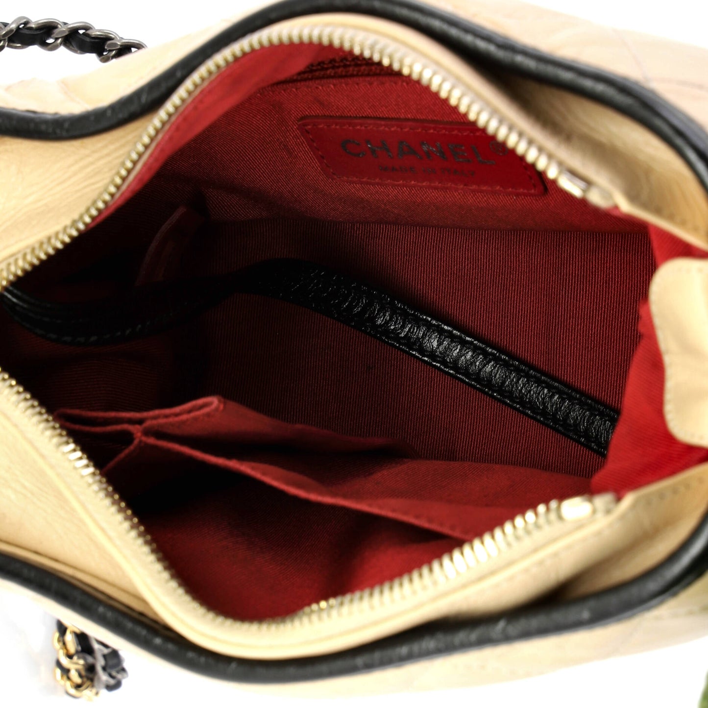Chanel Gabriel Hobo Bag in Quilted Aged Calfskin, Small
