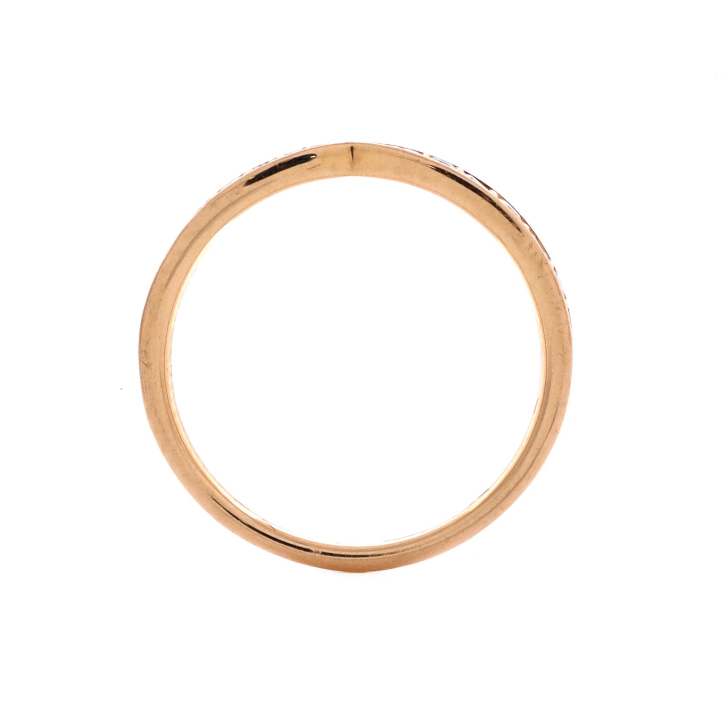 ティファニー ハーモニー バンド リング 18K ローズゴールド＆ダイヤモンド