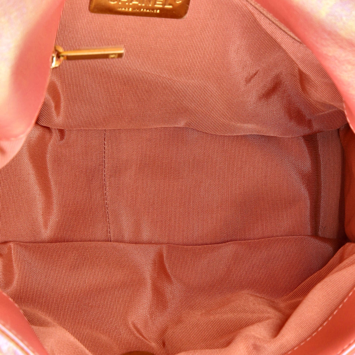 Chanel 19 Large Flap Bag in Quilted Iridescent Calfskin