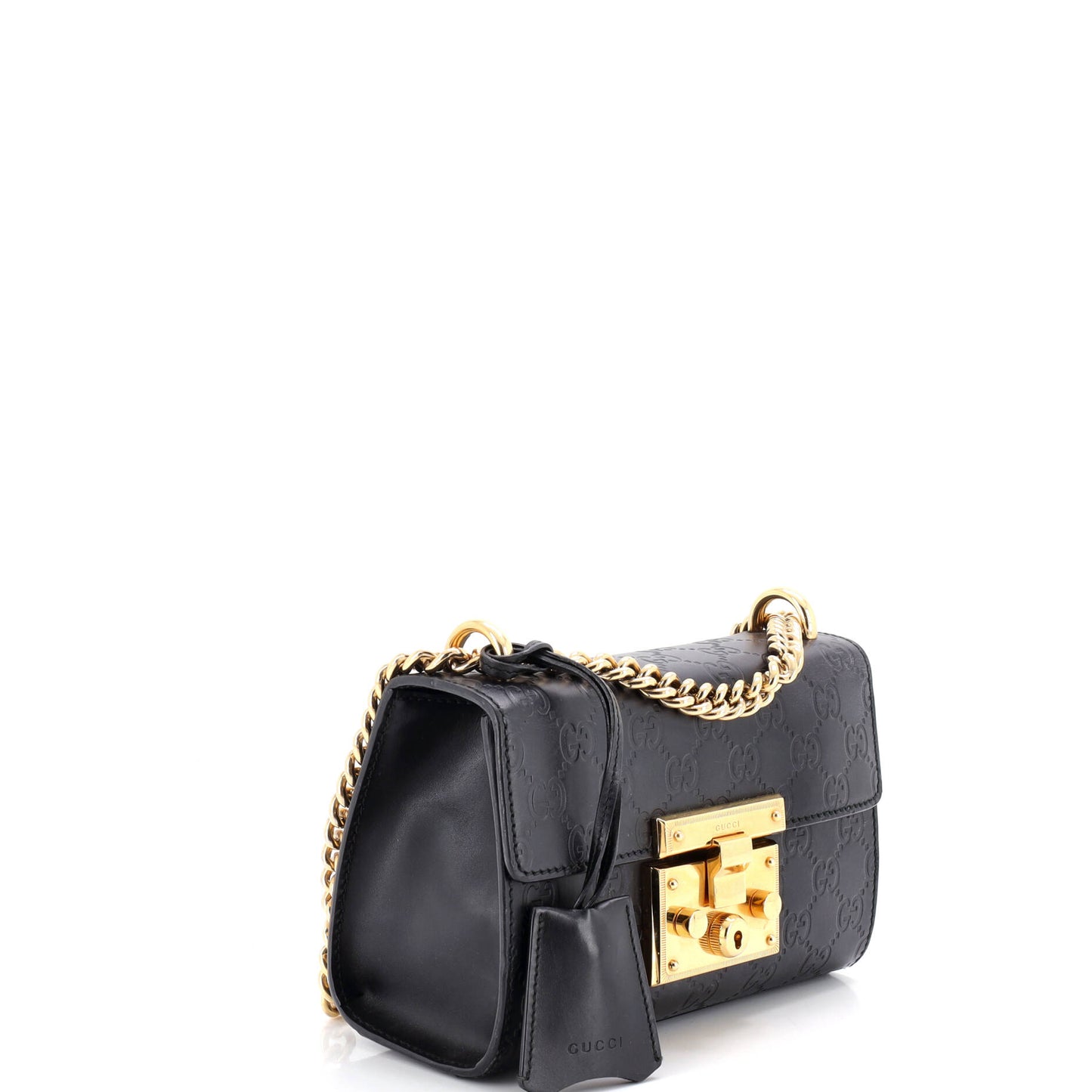 Gucci Padlock Shoulder Bag, Guccissima Leather, Small