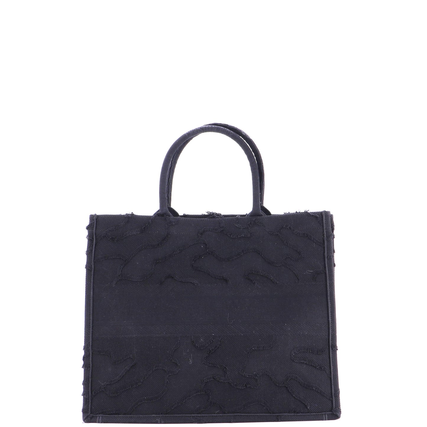 Christian Dior Book Tote, Camouflage Embroidered Canvas, Large