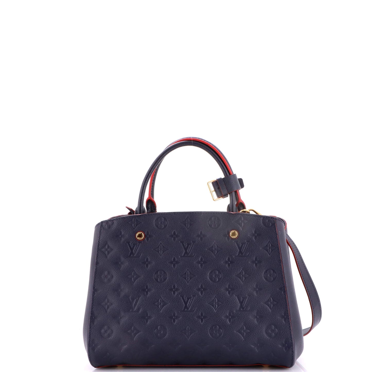 Louis Vuitton Montaigne Handbag Monogram Empreinte Leather MM
