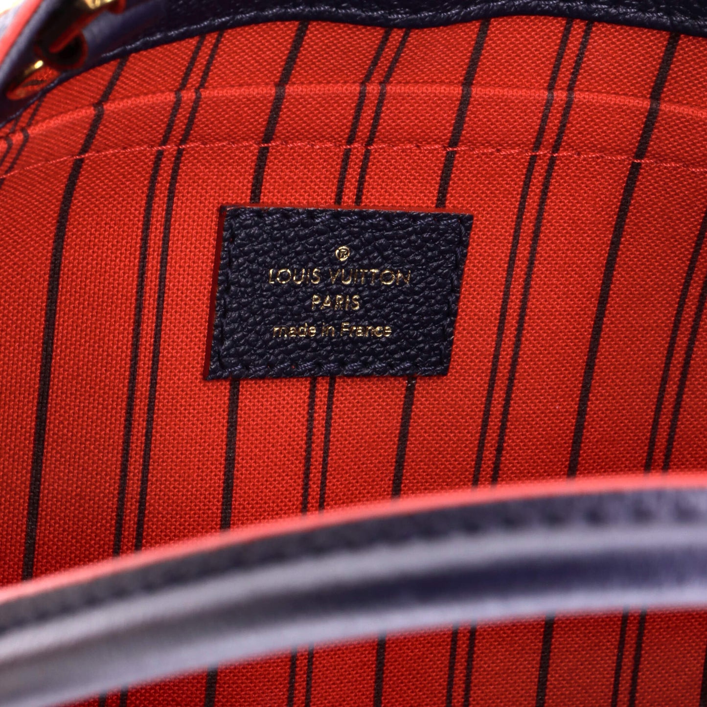 Louis Vuitton Montaigne Handbag Monogram Empreinte Leather MM