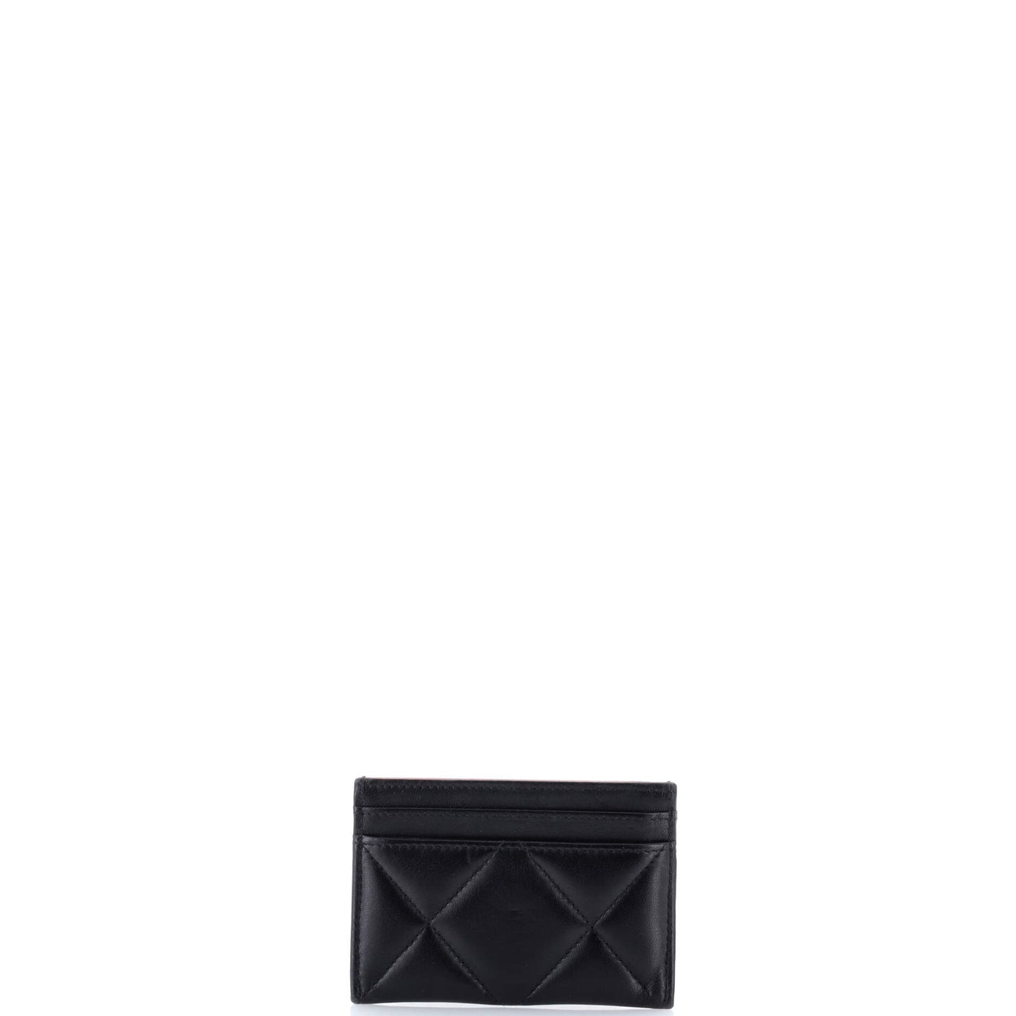 Chanel 19 Card Holder in Quilted Leather