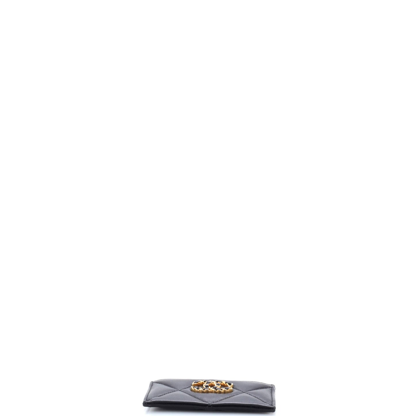 Chanel 19 Card Holder in Quilted Leather