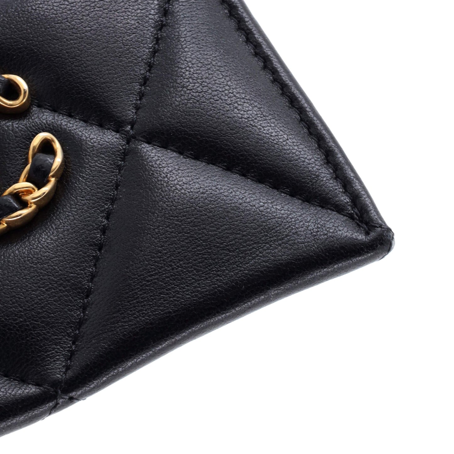 Chanel 19 Card Holder in Quilted Leather