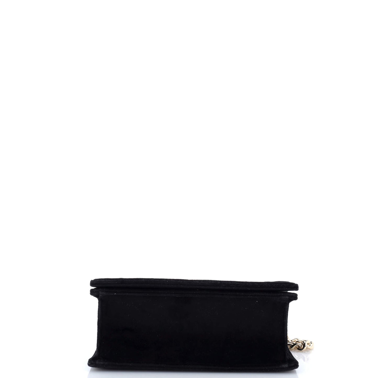 Christian Dior Diorama Flap Bag in Velvet with Crystal Detail, Small