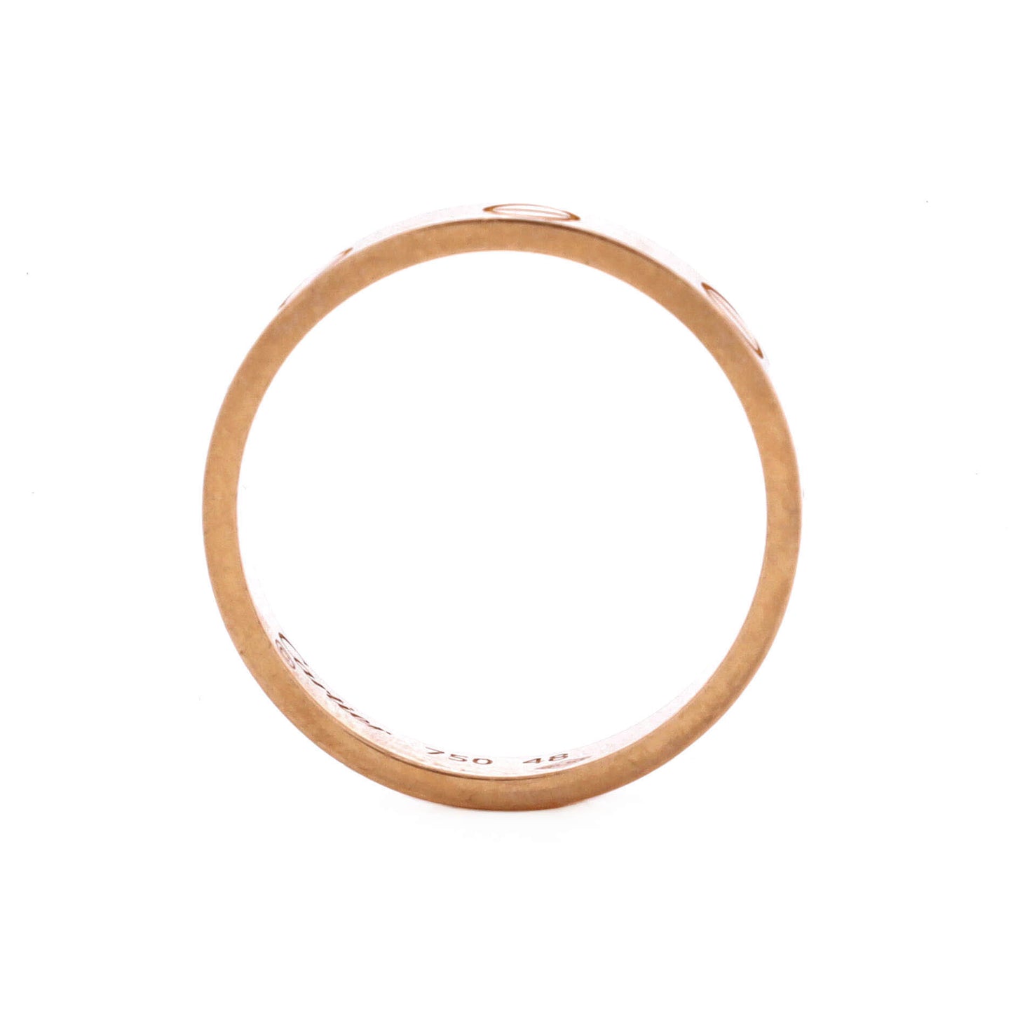 Cartier Love Wedding Band Ring in 18K Rose Gold