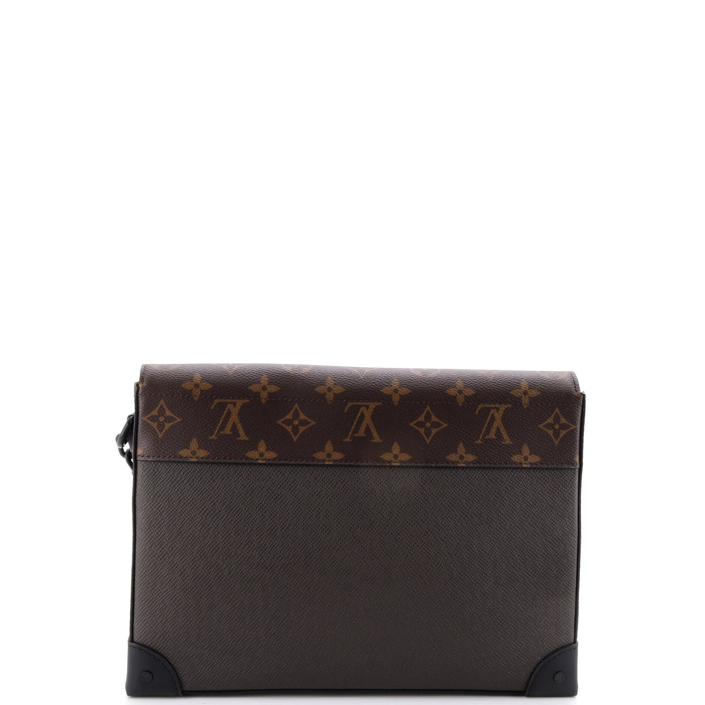 Louis Vuitton Pochette Voyage Steamer in Leather and Monogram Canvas