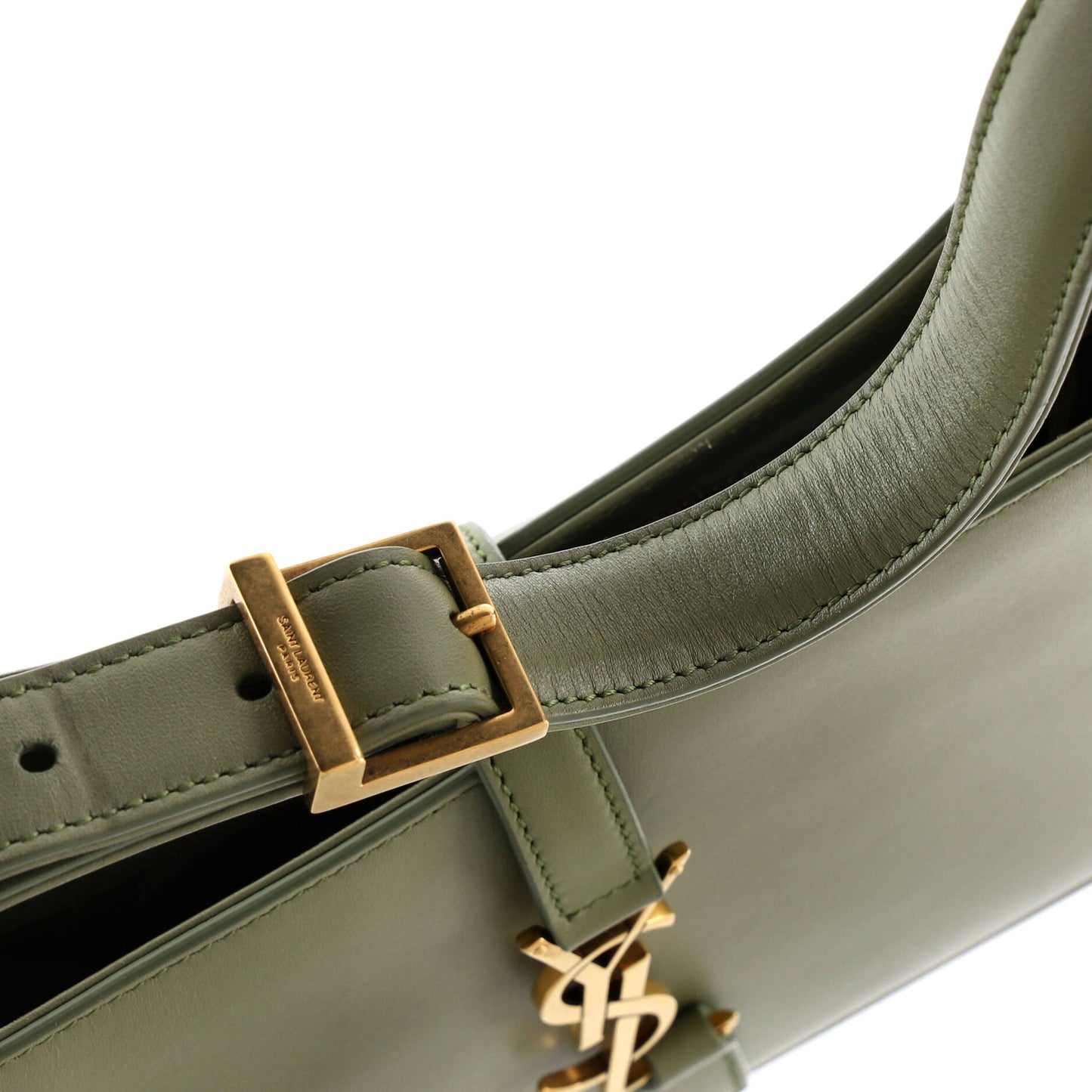 Saint Laurent Le 5 a 7 Hobo Leather Small