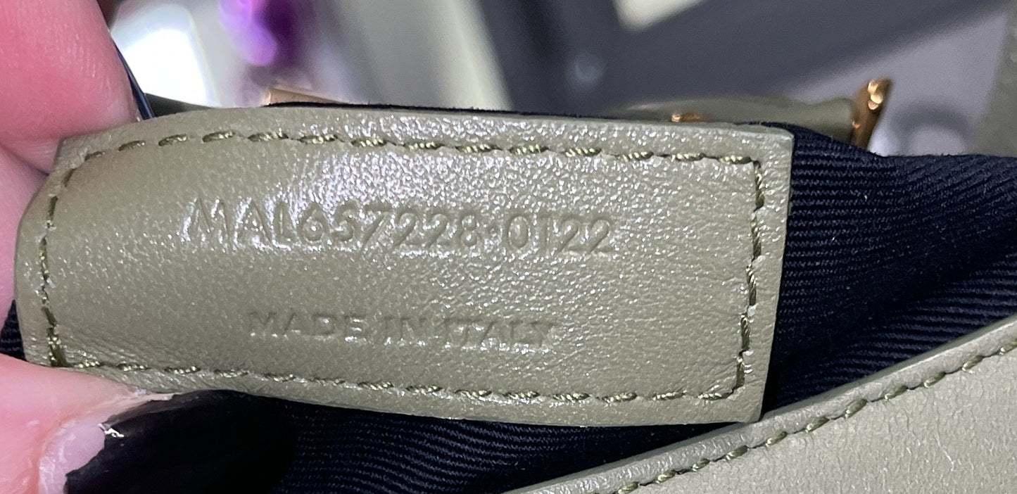 Saint Laurent Le 5 a 7 Hobo Leather Small