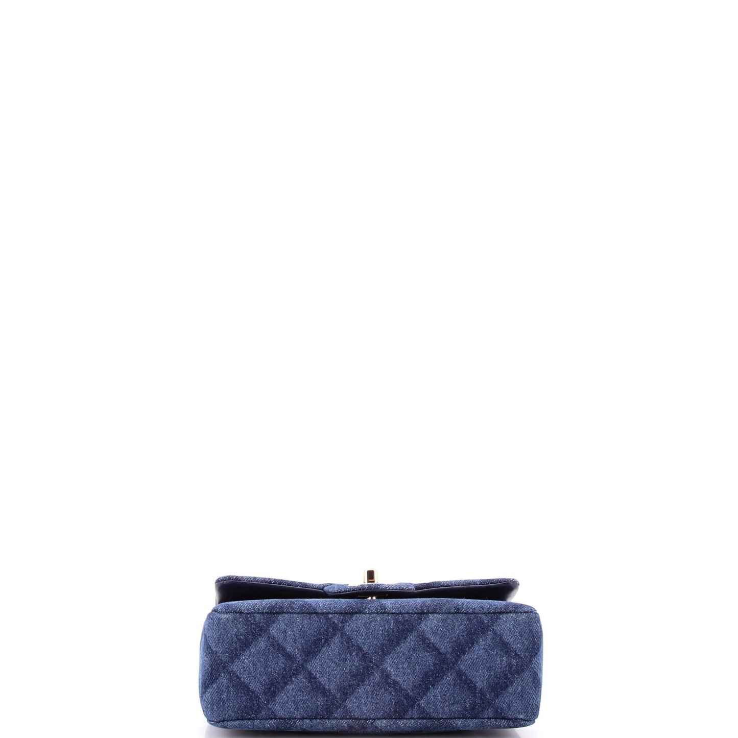 Chanel Classic Single Flap Bag in 3D Quilt Print Denim Mini